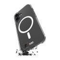 Etui pokrowiec na iPhone 17 TPU PC Impact Clear D3O MagSafe - przezroczyste PURO