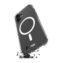 Etui pokrowiec na iPhone 17 TPU PC Impact Clear D3O MagSafe - przezroczyste PURO