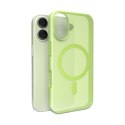 Etui silikonowe na iPhone 17 Daylight Magsafe - półprzezroczyste zielone PURO