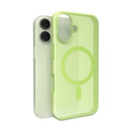 Etui silikonowe na iPhone 17 Daylight Magsafe - półprzezroczyste zielone PURO