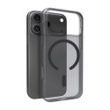 Etui silikonowe na iPhone 17 Pro Max Daylight Magsafe - półprzezroczyste czarne PURO