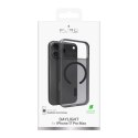 Etui silikonowe na iPhone 17 Pro Max Daylight Magsafe - półprzezroczyste czarne PURO