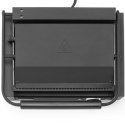 Grill elektryczny kontaktowy z płytą ryflowaną 340x235 mm 2200 W Hendi