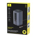 HUB Stacja dokująca 11w1 USB-C HDMI DP USB-A USB-C RJ45 PD mini jack 3.5mm ładowarka EU - szara BASEUS
