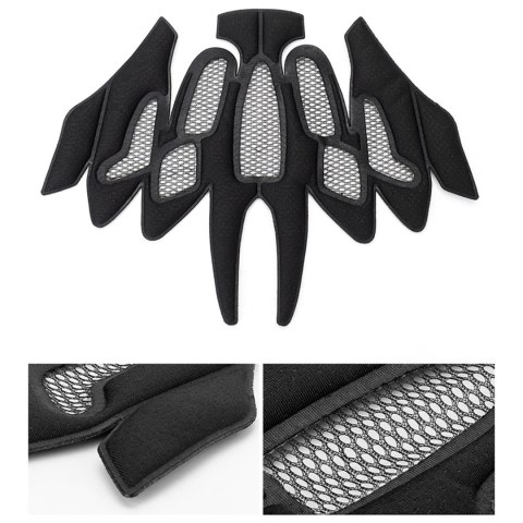 Kask rowerowy dziecięcy z odpinaną szczęką rozmiar M 54-57cm - szary ROCKBROS