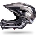 Kask rowerowy dziecięcy z odpinaną szczęką rozmiar S - szary ROCKBROS