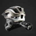 Kask rowerowy dziecięcy z odpinaną szczęką rozmiar S - szary ROCKBROS