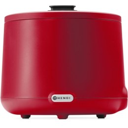 Kociołek termos elektryczny do zupy UNIQ 35-85 C 8 l 500 W - czerwony Hendi