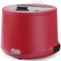 Kociołek termos elektryczny do zupy UNIQ 35-85 C 8 l 500 W - czerwony Hendi