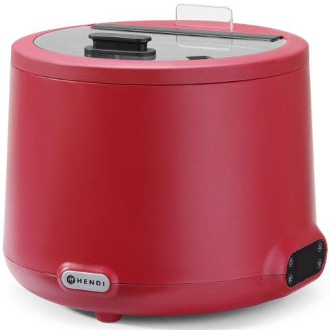 Kociołek termos elektryczny do zupy UNIQ 35-85 C 8 l 500 W - czerwony Hendi