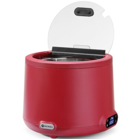 Kociołek termos elektryczny do zupy UNIQ 35-85 C 8 l 500 W - czerwony Hendi