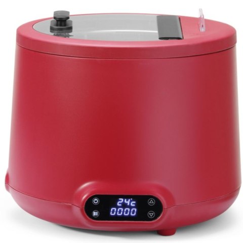 Kociołek termos elektryczny do zupy UNIQ 35-85 C 8 l 500 W - czerwony Hendi