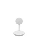 Ładowarka indukcyjna 3w1 ze stojakiem do iPhona AirPods USB-A - biała PURO