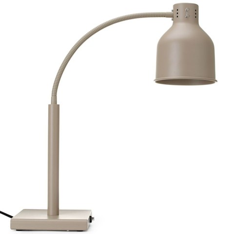 Lampa grzewcza stołowa do podgrzewania potraw giętka 250 W - beżowa Hendi