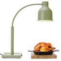 Lampa grzewcza stołowa do podgrzewania potraw giętka 250 W - zielona Hendi