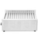 Podgrzewacz grill rolkowy do parówek hot-dogów dwustrefowy 14 rolek 45 cm 1230 W Hendi