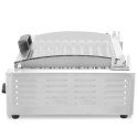 Podgrzewacz grill rolkowy do parówek hot-dogów dwustrefowy z pokrywą 11 rolek 45 cm 980 W Hendi