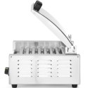 Podgrzewacz rolkowy do parówek hot-dogów z pokrywą 9 rolek 45 cm 790 W Hendi