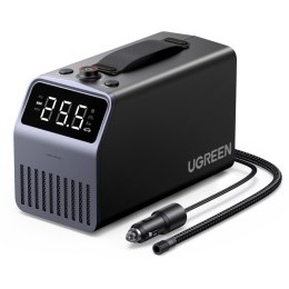 Pompka elektryczna do opon samochodowych z wyświetlaczem 150 PSI 3x4500mAh 12V - szara UGREEN