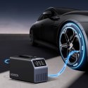 Pompka elektryczna do opon samochodowych z wyświetlaczem 150 PSI 3x4500mAh 12V - szara UGREEN