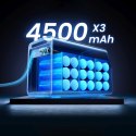 Pompka elektryczna do opon samochodowych z wyświetlaczem 150 PSI 3x4500mAh 12V - szara UGREEN