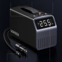 Pompka elektryczna do opon samochodowych z wyświetlaczem 150 PSI 3x4500mAh 12V - szara UGREEN