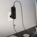 Powerbank 5000mAh z wbudowanym kablem składaną wtyczką PD 20W - czarny SBS