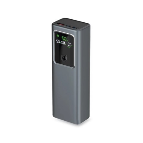 Powerbank z wyświetlaczem 20000mAh PD 100W LCD - szary SBS