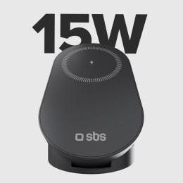 Stacja ładująca 3w1 bezprzewodowa składana do iPhone Apple Watch AirPods QI2 MFI - czarna SBS