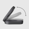 Stacja ładująca 3w1 bezprzewodowa składana do iPhone Apple Watch AirPods QI2 MFI - czarna SBS