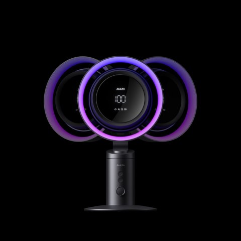 Wentylator turbinowy biurkowy z filtrem 10000mAh Table Fan Pro3 - ciemnoszary Jisulife