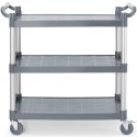 Wózek kelnerski serwisowy do 150 kg 3-półki 842x486 mm Amer Box