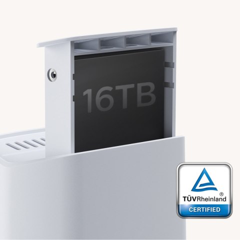 Zestaw monitoringu zewnętrznego 2 kamery 2K 16 Gb WiFi - biały BASEUS