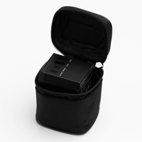 Adapter podróżny przejściówka do gniazdek EU UK US AUS USB-C USB-A GaN 70W - czarny SBS