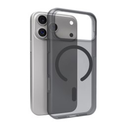 Etui silikonowe na iPhone 17 Pro Magsafe Daylight - półprzezroczyste czarne PURO