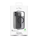 Etui silikonowe na iPhone 17 Pro Magsafe Daylight - półprzezroczyste czarne PURO