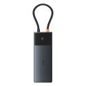 HUB adapter rozdzielacz 10w1 HDMI USB-A USB-C RJ45 SD TF - szary BASEUS