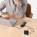 HUB adapter rozdzielacz 10w1 HDMI USB-A USB-C RJ45 SD TF - szary BASEUS