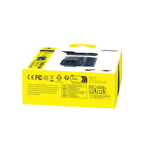 Kamera samochodowa wideorejestrator PrimeTrip VD1 2K+1080p - czarna BASEUS