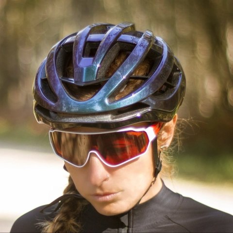 Kask na rower hulajnogę HC-58C-M 55-58 cm - niebieski kameleon ROCKBROS