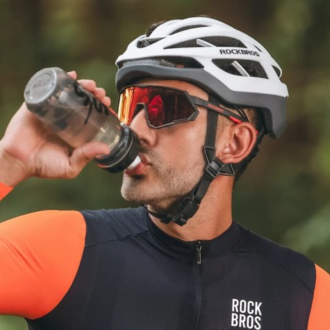 Kask ochronny rowerowy HC-58WG-M 55-58 cm - biało-szary ROCKBROS