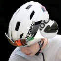 Kask rowerowy LK-15 z włókna węglowego 58-62 cm - biały ROCKBROS