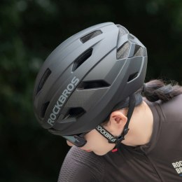 Kask rowerowy LK-15 z włókna węglowego 58-62 cm - czarny ROCKBROS