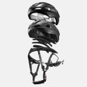 Kask rowerowy LK-15 z włókna węglowego 58-62 cm - czarny ROCKBROS
