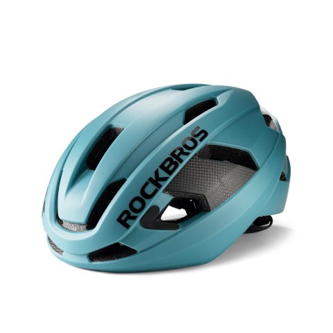 Kask rowerowy LK-15 z włókna węglowego 58-62 cm - jasnoniebieski ROCKBROS