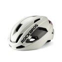 Kask rowerowy LK-15 z włókna węglowego 58-62 cm - jasnoszary ROCKBROS