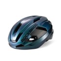 Kask rowerowy LK-15 z włókna węglowego rozmiar L 58-62 cm - niebieski kameleon ROCKBROS