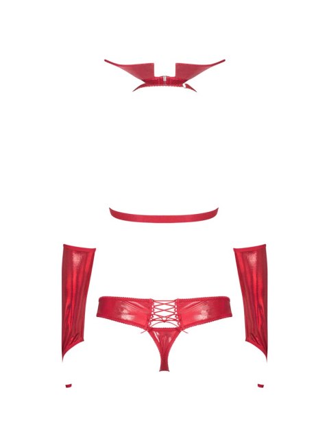 Komplet Vampines Czerwony Czerwony L/XL