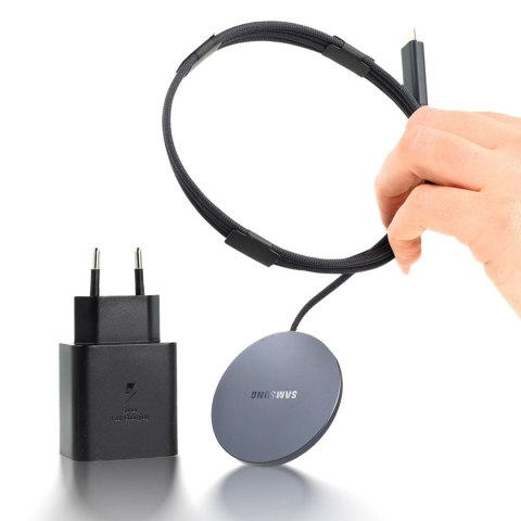 Ładowarka indukcyjna Samsung EP-P2900TBE 25 W z adapterem 45 W - szara SAMSUNG