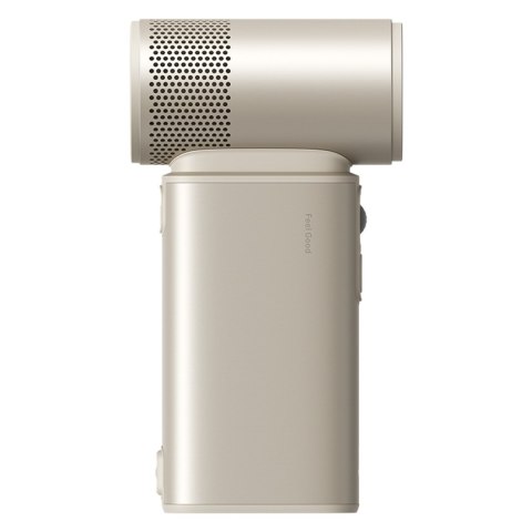 Mini dmuchawa przenośny wiatrak 5w1 9000mAh USB - brązowy Jisulife